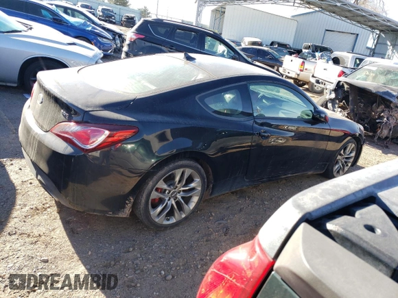 2013 Hyundai Genesis Coupe R-Spec with VIN KMHHT6KD9DU096590, listed as a Copart auction lot 37358694 with 137,046 mi miles and Non repairable. Bid and sale history available at DreamBid. Image 3.