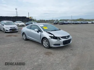 2013 Honda Civic Cpe LX with VIN 2HGFG3B58DH519509, listed as a IAAI auction lot 42056018 with 80,453 mi miles. Bid and sale history available at carsss.com. Image 1.