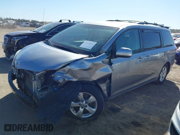 2012 Toyota Sienna LE AAS with VIN 5TDKK3DC5CS269377, listed as a IAAI auction lot 41828866 with 1 mi miles. Bid and sale history available at carsss.com. Image 17.