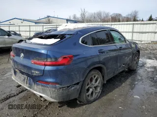 2020 BMW X4 xDrive30i with VIN 5UX2V1C02LLZ32858, listed as a Copart auction lot 42176563 with 0 mi miles. Bid and sale history available at carsss.com. Image 3.