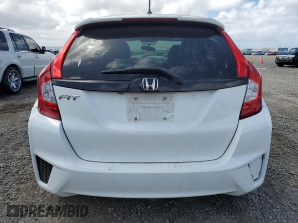 2017 Honda Fit LX with VIN JHMGK5H52HS017368, listed as a Copart auction lot 51696455 with 0 mi miles and Salvage Title. Bid and sale history available at carsss.com. Image 6.