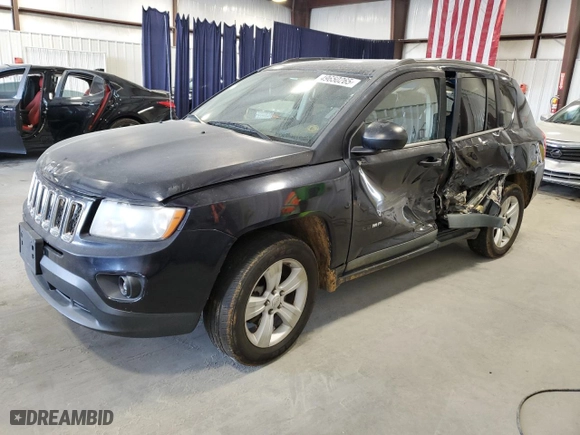 2011 Jeep Compass Latitude with VIN 1J4NF1FBXBD149976, listed as a Copart auction lot 49650265 with 147,056 mi miles and Salvage Title. Bid and sale history available at carsss.com. Image 1.