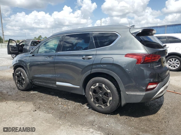 2019 Hyundai Santa Fe Limited with VIN 5NMS53AA2KH133896, listed as a Copart auction lot 51812595 with 122,601 mi miles and Salvage Title. Bid and sale history available at carsss.com. Image 2.