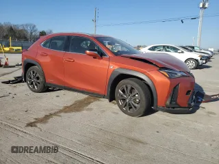 2020 Lexus UX 250h F Sport with VIN JTHR9JBH9L2024777, listed as a Copart auction lot 48726805 with 34,462 mi miles and Salvage title. Bid and sale history available at DreamBid. Image 4.