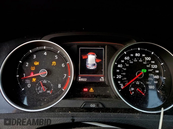 2017 Volkswagen Golf GTI S with VIN 3VW447AU6HM051900, listed as a Copart auction lot 48897115 with 80,022 mi miles and Salvage Title. Bid and sale history available at carsss.com. Image 9.