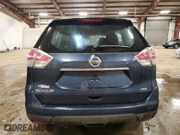 2016 Nissan Rogue SV with VIN KNMAT2MV6GP665239, listed as a Copart auction lot 47032235 with 76,396 mi miles and Clean Title. Bid and sale history available at carsss.com. Image 6.