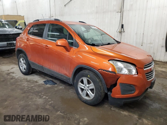 2016 Chevrolet Trax LT with VIN KL7CJPSB1GB533312, listed as a Copart auction lot 46728415 with 165,036 mi miles and Non Repairable. Bid and sale history available at carsss.com. Image 4.