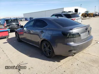2012 Lexus IS 250 with VIN JTHBF5C21C5182430, listed as a Copart auction lot 44592895 with 119,204 mi miles and Salvage Title. Bid and sale history available at DreamBid. Image 2.
