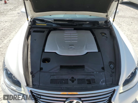 2015 Lexus LS 460 with VIN JTHBL5EF0F5135855, listed as a Copart auction lot 52209464 with 95,862 mi miles and Salvage title. Bid and sale history available at DreamBid. Image 11.