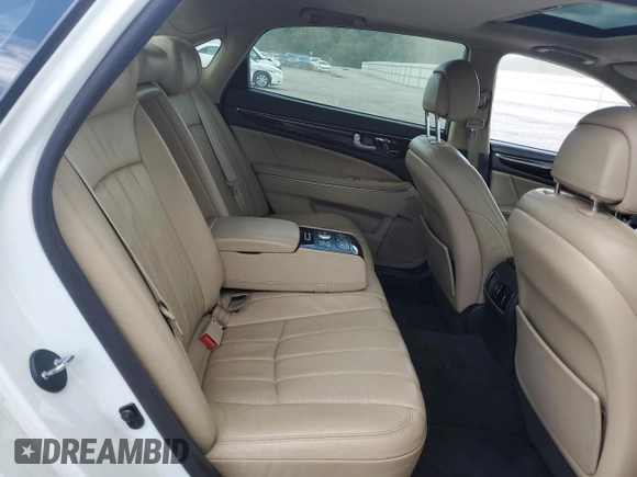 2012 Hyundai Equus Signature z VIN KMHGH4JH8CU052035, wystawiony jako Copart lot #72178584 z przebiegiem 120 580 mil mil oraz Szkoda całkowita • Salvage title. Historia ofert i sprzedaży dostępna na DreamBid. Obrazek 10.
