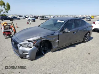 2022 Infiniti Q50 Red Sport 400 с VIN JN1FV7DP6NM370089, выставлен на аукционе Copart как лот 59700995 с пробегом 24 278 миль миль и Списание • Salvage title. История ставок и продаж доступна на DreamBid. Изображение 1.