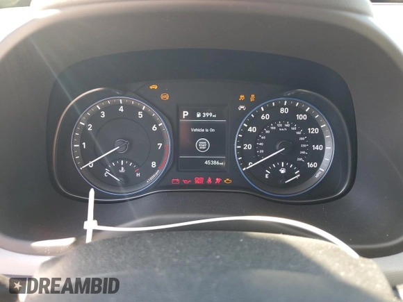 2019 Hyundai Kona Limited with VIN KM8K33A54KU225248, listed as a Copart auction lot 48243955 with 45,386 mi miles and Non Repairable. Bid and sale history available at carsss.com. Image 9.