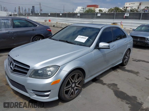 2014 Mercedes-Benz C-Class C 250 Sport with VIN WDDGF4HB0EG216428, listed as a IAAI auction lot 42148809 with 132,113 mi miles. Bid and sale history available at carsss.com. Image 17.