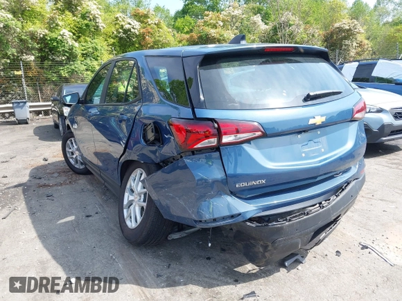 2024 Chevrolet Equinox LS with VIN 3GNAXHEG9RL361156, listed as a IAAI auction lot 42031918 with 10,957 mi miles and . Bid and sale history available at DreamBid. Image 6.