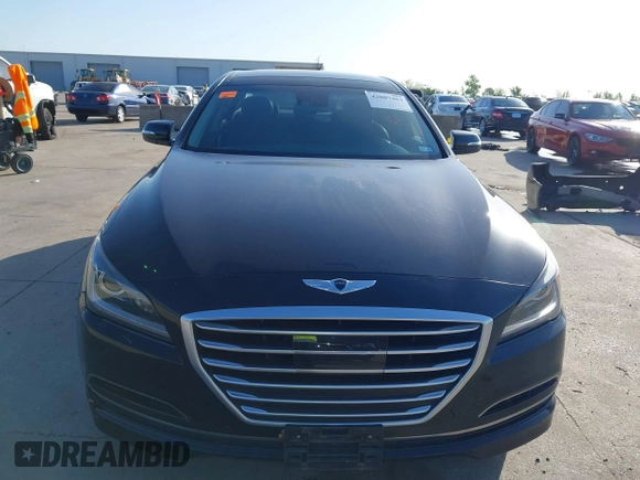 2015 Hyundai Genesis 3.8L with VIN KMHGN4JEXFU035238, listed as a IAAI auction lot 42007463 with 96,557 mi miles and . Bid and sale history available at DreamBid. Image 13.