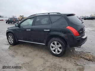 2006 Nissan Murano SL with VIN JN8AZ08W56W545849, listed as a Copart auction lot 43561595 with 0 mi miles and Salvage Title. Bid and sale history available at carsss.com. Image 2.