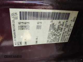 2014 Nissan Maxima SV с VIN 1N4AA5AP6EC463878, выставлен на аукционе IAAI как лот 42546957 с пробегом 171 308 миль миль и . История ставок и продаж доступна на DreamBid. Изображение 9.