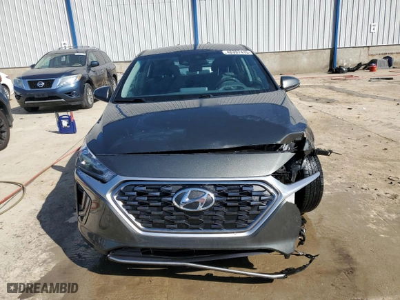 2022 Hyundai Ioniq Hybrid SE with VIN KMHC75LC0NU273673, listed as a Copart auction lot 48397415 with 56,790 mi miles and Salvage Title. Bid and sale history available at carsss.com. Image 5.