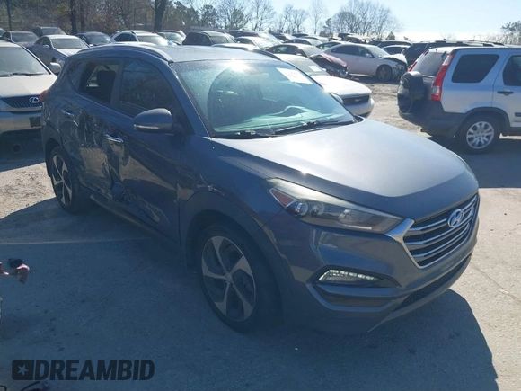 2016 Hyundai Tucson Limited with VIN KM8J33A26GU075023, listed as a IAAI auction lot 41656851 with 125,277 mi miles and . Bid and sale history available at DreamBid. Image 1.