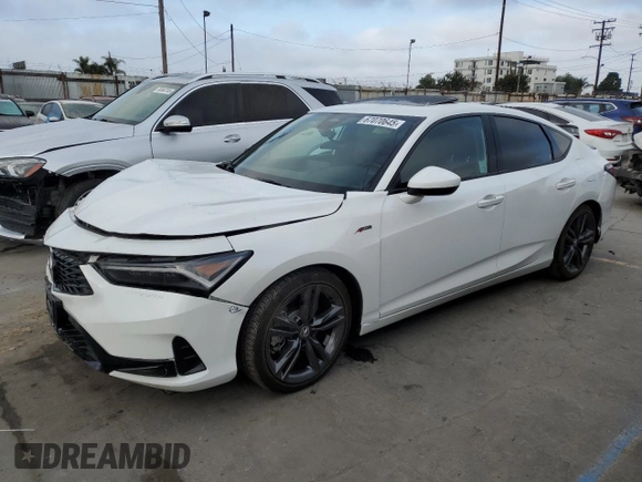 2024 Acura Integra w/A-Spec Package with VIN 19UDE4H39RA016294, listed as a Copart auction lot 67070645 with 16,522 mi miles and Salvage title. Bid and sale history available at DreamBid. Image 1.
