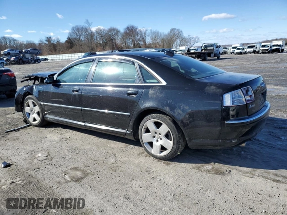 2004 Audi A8 L with VIN WAUML44E64N010995, listed as a Copart auction lot 44119705 with Not Provided miles and Clean Title. Bid and sale history available at carsss.com. Image 2.