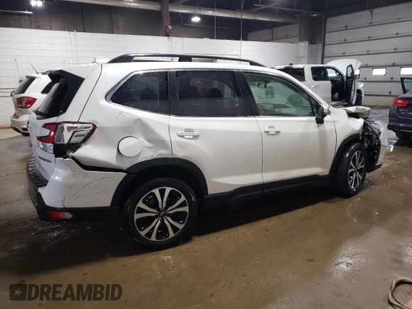 2021 Subaru Forester Limited with VIN JF2SKASC6MH441947, listed as a Copart auction lot 50597685 with 39,960 mi miles and Salvage Title. Bid and sale history available at carsss.com. Image 3.