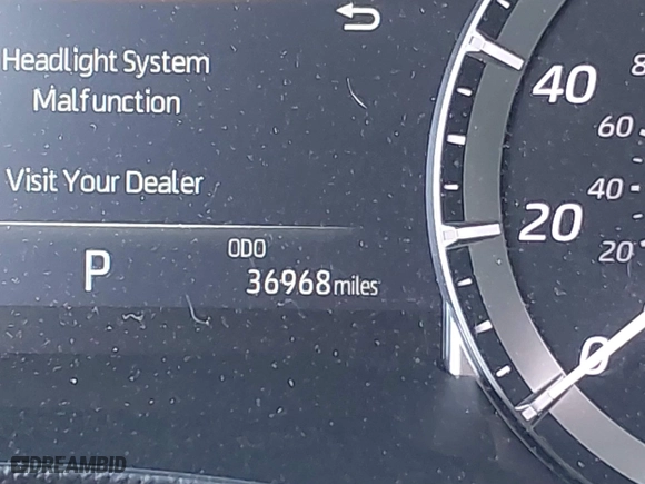 2023 Toyota Highlander L with VIN 5TDKDRBH2PS018687, listed as a IAAI auction lot 41709063 with 36,968 mi miles. Bid and sale history available at carsss.com. Image 16.