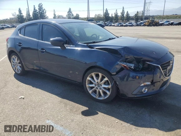 2014 Mazda 3 S Touring with VIN JM1BM1L31E1162990, listed as a Copart auction lot 51667034 with 92,255 mi miles and Salvage Title. Bid and sale history available at DreamBid. Image 4.