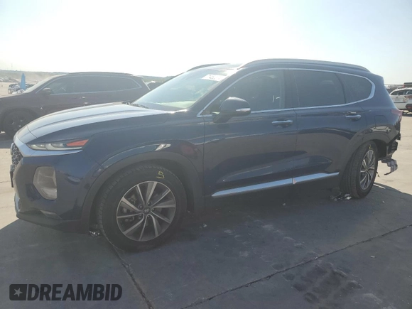 2019 Hyundai Santa Fe Limited with VIN 5NMS53AD9KH045955, listed as a Copart auction lot 71452314 with 62,553 mi miles and Clean Title. Bid and sale history available at carsss.com. Image 1.