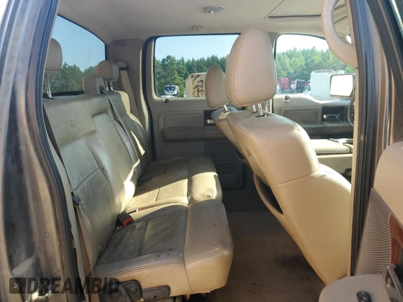 2005 Ford F-150 XLT с VIN 1FTPW12535KD91779, выставлен на аукционе Copart как лот 65586615 с пробегом 162 517 миль миль и Чистый • Clean title. История ставок и продаж доступна на DreamBid. Изображение 10.