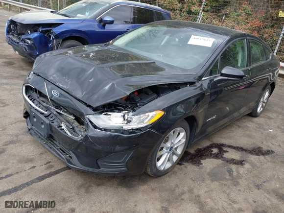 2019 Ford Fusion Hybrid SE with VIN 3FA6P0LU8KR106192, listed as a IAAI auction lot 41917627 with 89,684 mi miles. Bid and sale history available at carsss.com. Image 19.