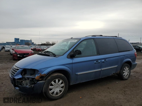 2007 Chrysler Town & Country LWB Touring with VIN 2A4GP54L27R207804, listed as a Copart auction lot 85322764 with 218,282 mi miles and Salvage Title. Bid and sale history available at carsss.com. Image 1.