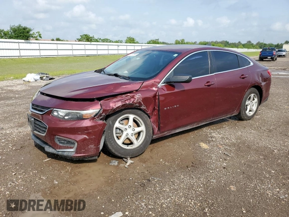 2016 Chevrolet Malibu LS z VIN 1G1ZB5ST2GF323424, wystawiony jako Copart lot #53202885 z przebiegiem 152 371 mil mil oraz Szkody całkowita. Historia ofert i sprzedaży dostępna na DreamBid. Obrazek 1.