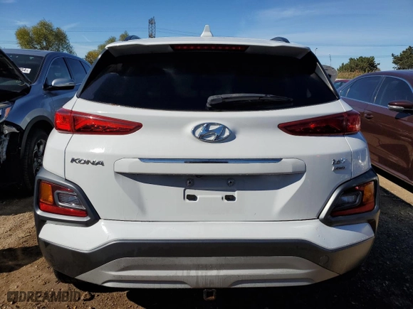 2019 Hyundai Kona Limited with VIN KM8K3CA58KU380742, listed as a Copart auction lot 76510664 with 60,852 mi miles and Salvage Title. Bid and sale history available at carsss.com. Image 6.