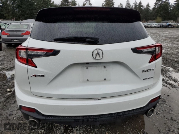 2020 Acura RDX w/A-Spec Pkg with VIN 5J8TC2H66LL033825, listed as a Copart auction lot 50232085 with 36,482 mi miles and Salvage title. Bid and sale history available at DreamBid. Image 6.