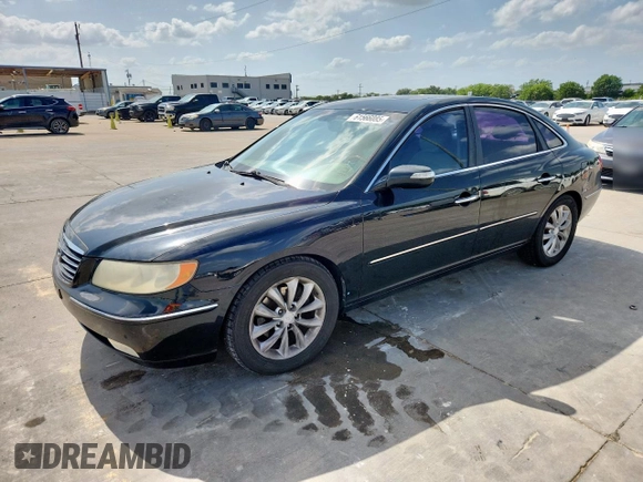 2008 Hyundai Azera Limited with VIN KMHFC46FX8A302689, listed as a Copart auction lot 61566085 with 162,715 mi miles and Clean title. Bid and sale history available at DreamBid. Image 1.