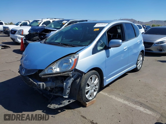 2010 Honda Fit Sport with VIN JHMGE8H48AC025703, listed as a IAAI auction lot 41878642 with 198,469 mi miles. Bid and sale history available at carsss.com. Image 18.