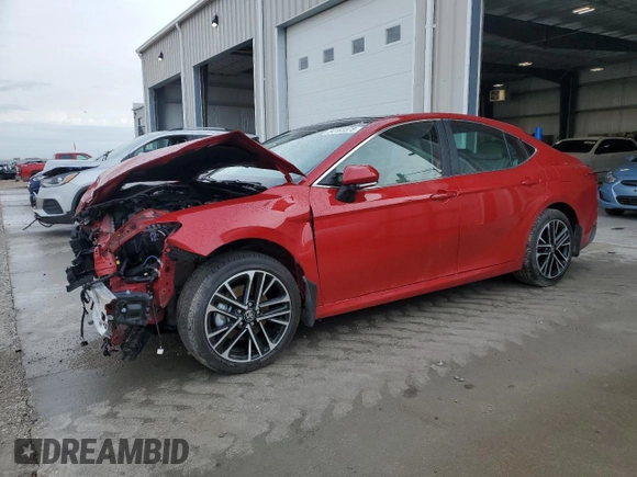 2025 Toyota Camry LE с VIN 4T1DBADK8SU016774, выставлен на аукционе Copart как лот 54163375 с пробегом 1 964 миль миль и Списание • Salvage title. История ставок и продаж доступна на DreamBid. Изображение 1.