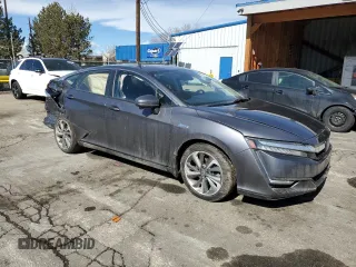 2018 Honda Clarity Plug-In Hybrid with VIN JHMZC5F13JC018132, listed as a Copart auction lot 46611325 with 69,507 mi miles and Salvage Title. Bid and sale history available at carsss.com. Image 4.
