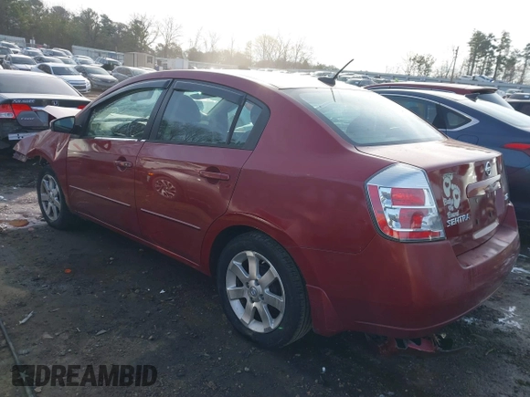 2007 Nissan Sentra 2.0 with VIN 3N1AB61E87L655566, listed as a IAAI auction lot 41327572 with 186,318 mi miles and . Bid and sale history available at DreamBid. Image 3.
