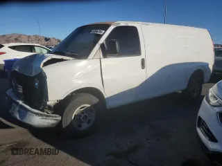 2007 GMC Savana Cargo Van with VIN 1GTGG25V271150268, listed as a Copart auction lot 85996794 with 141,505 mi miles and Salvage Title. Bid and sale history available at carsss.com. Image 1.
