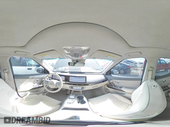 2024 Genesis GV60 z VIN KMUKEDSB5RU020120, wystawiony jako Copart lot #72384254 z przebiegiem 5 837 mil mil oraz Szkoda całkowita • Salvage title. Historia ofert i sprzedaży dostępna na DreamBid. Obrazek 15.