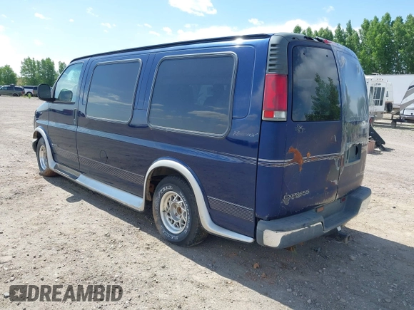 2002 Chevrolet Express Cargo YF7 Upfitter with VIN 1GBFG15M821216946, listed as a IAAI auction lot 42531516 with 126,768 mi miles and . Bid and sale history available at DreamBid. Image 3.