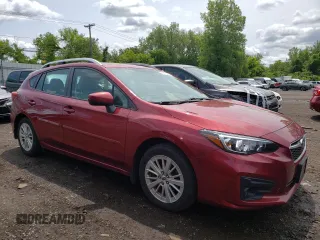 2018 Subaru Impreza Premium with VIN 4S3GTAD65J3722705, listed as a Copart auction lot 58803485 with 116,047 mi miles and Salvage title. Bid and sale history available at DreamBid. Image 4.