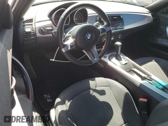 2008 BMW Z4 3.0i with VIN 4USBU33538LW75870, listed as a Copart auction lot 58054445 with 102,764 mi miles and Salvage title. Bid and sale history available at DreamBid. Image 8.