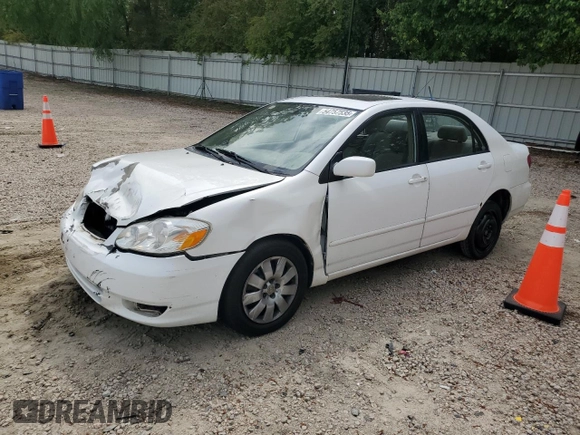 2004 Toyota Corolla CE with VIN 2T1BR32E24C249971, listed as a Copart auction lot 54757535 with 141,578 mi miles and Salvage Title. Bid and sale history available at DreamBid. Image 1.