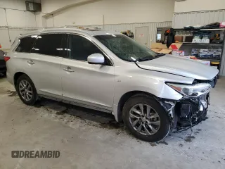 2015 Infiniti QX60 with VIN 5N1AL0MN4FC524899, listed as a Copart auction lot 49629245 with 157,761 mi miles and Salvage Title. Bid and sale history available at carsss.com. Image 4.