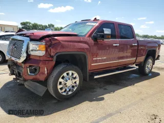 2015 GMC Sierra 2500HD Denali with VIN 1GT120E84FF502089, listed as a Copart auction lot 63280725 with 185,603 mi miles and Salvage title. Bid and sale history available at DreamBid. Image 1.