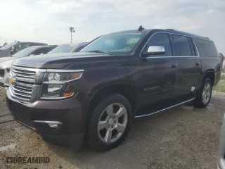 2020 Chevrolet Suburban Premier with VIN 1GNSCJKC1LR204889, listed as a Copart auction lot 74912994 with 48,046 mi miles and Non Repairable. Bid and sale history available at carsss.com. Image 1.