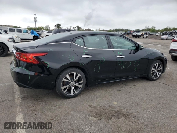 2016 Nissan Maxima SV z VIN 1N4AA6AP0GC397126, wystawiony jako Copart lot #56601695 z przebiegiem 103 990 mil mil oraz Szkoda całkowita • Salvage title. Historia ofert i sprzedaży dostępna na DreamBid. Obrazek 3.